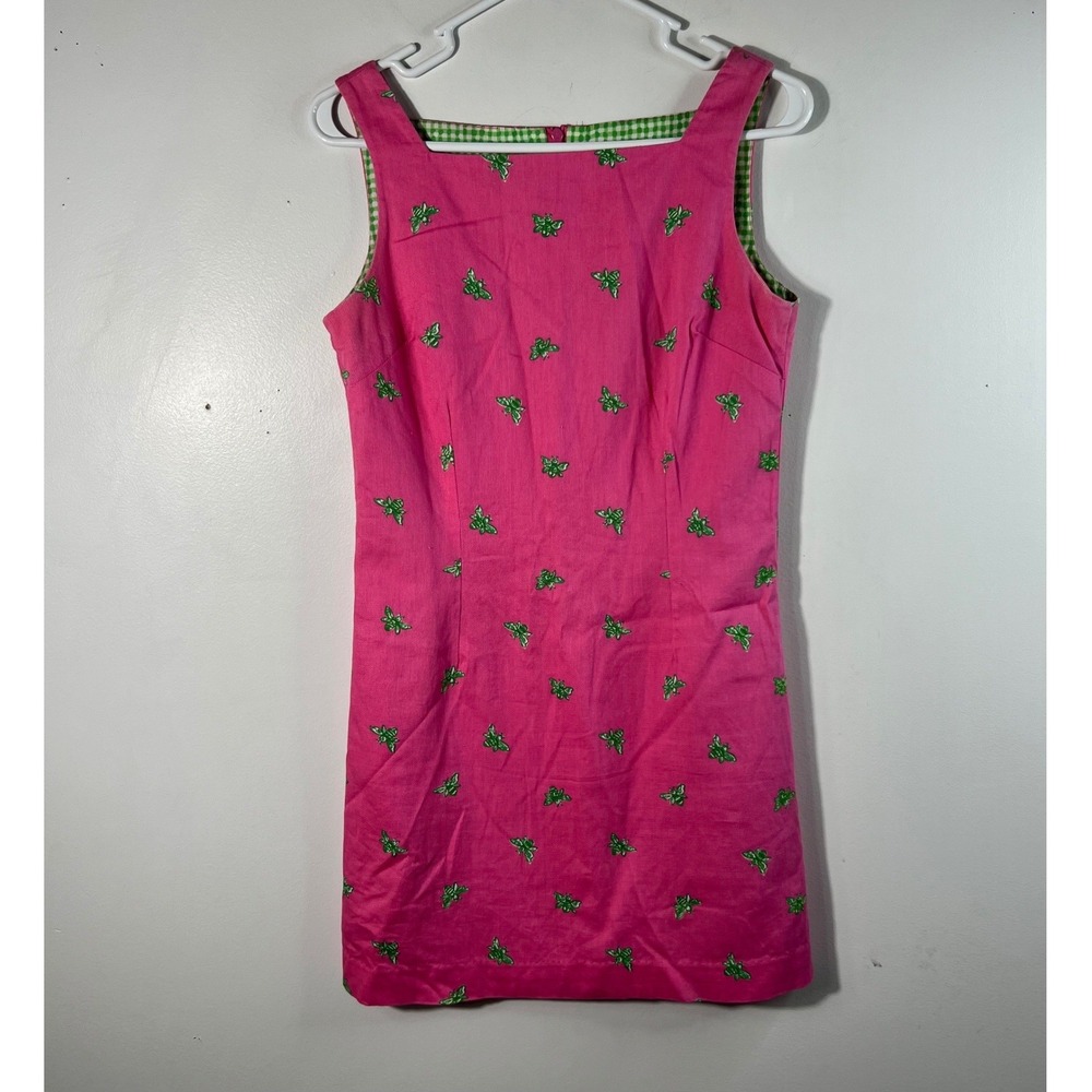 Womens Lilly Pulitzer Vintage Pre 2000 Bee‎ Print Shift Dress 4
